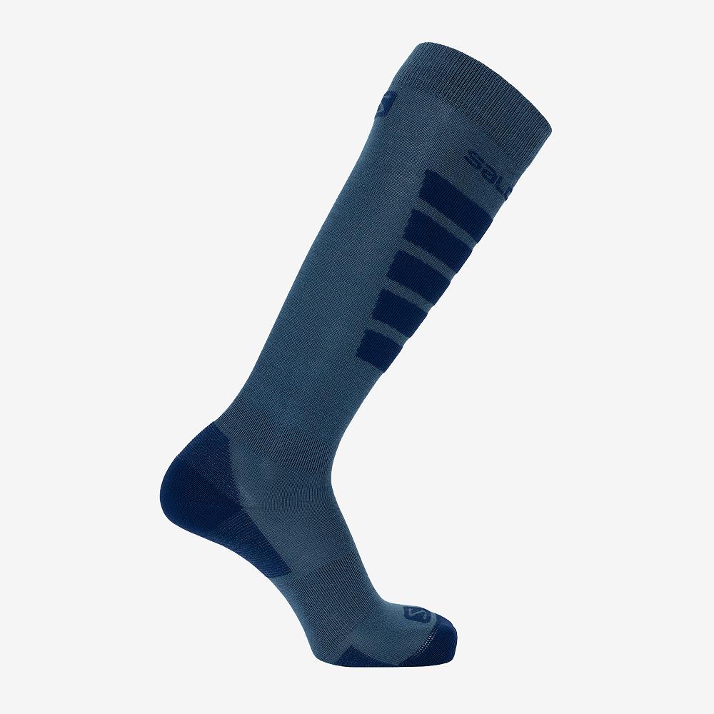 Salomon Singapore Mens Socks - COMFORT Blue | 12798-JDCE